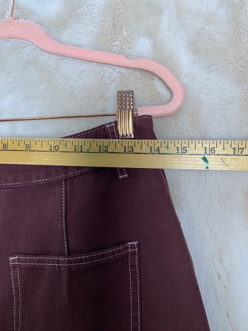 Lioness brown denim style pant sz M - Picture 8 of 9